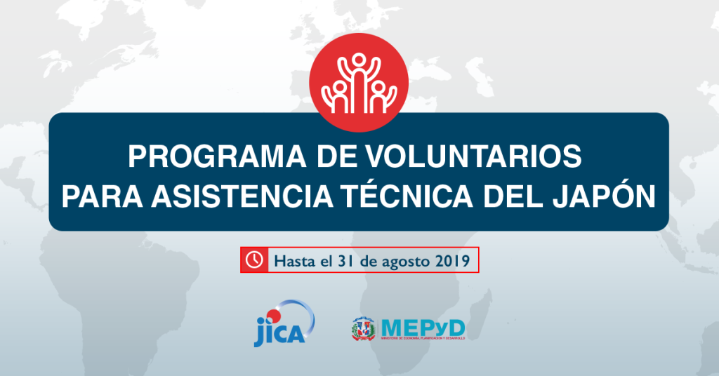 MEPyD anuncia convocatoria para voluntarios japoneses