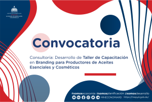 Convocan a presentación de propuestas para consultoría de capacitación a productores de aceites esenciales y cosméticos