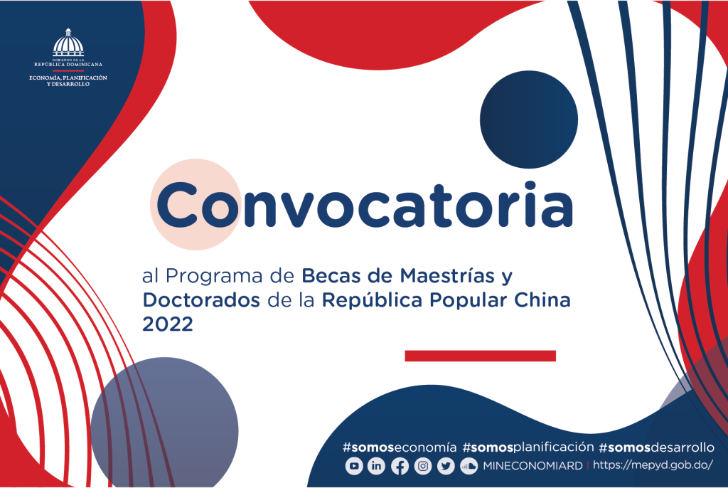 Convocatoria del maestrías y doctorados de la República Popular China 2022