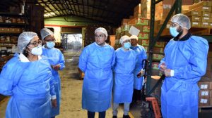 Recorrido por las instalaciones Mipymes de la Cadena de Valor de Frutas Procesadas: Procesadora San Martín de Porres (Productos Mamá), ubicada en la provincia Santiago.