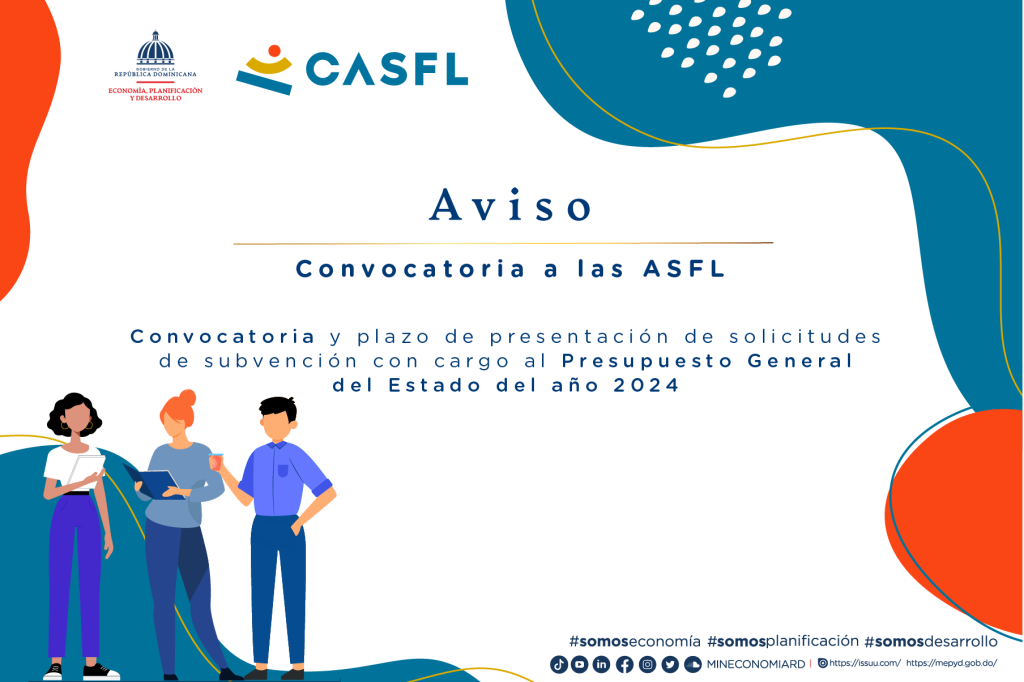 Convocatoria ASFL presupuesto 2024