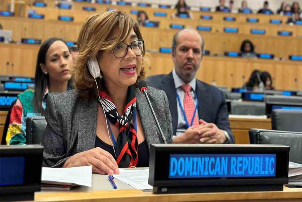 Vicemiistra Olaya Dotel ONU Nueva York